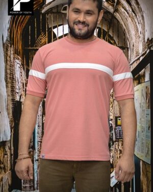 POPCORN T-shirt with Contrast Taping